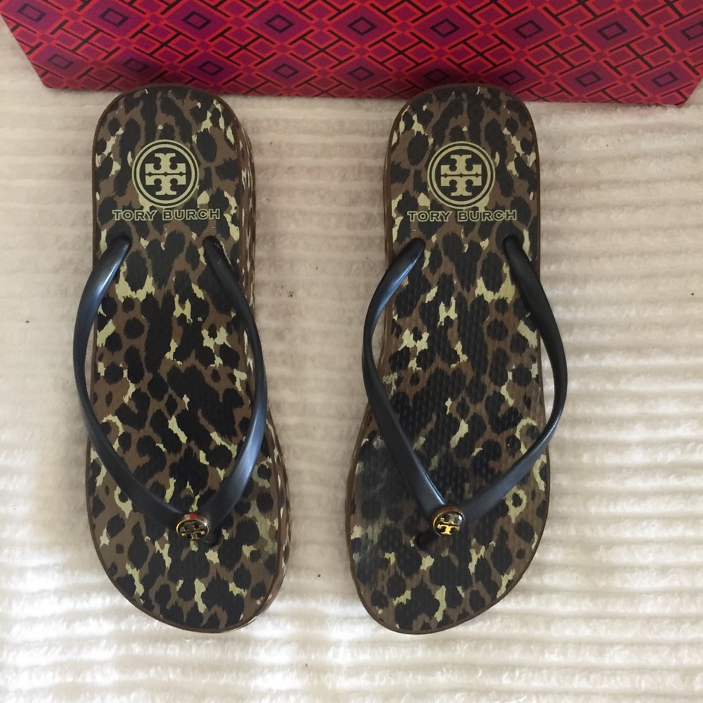 Tory Burch Thandie wedge flip-Flop - Picture 4 of 7